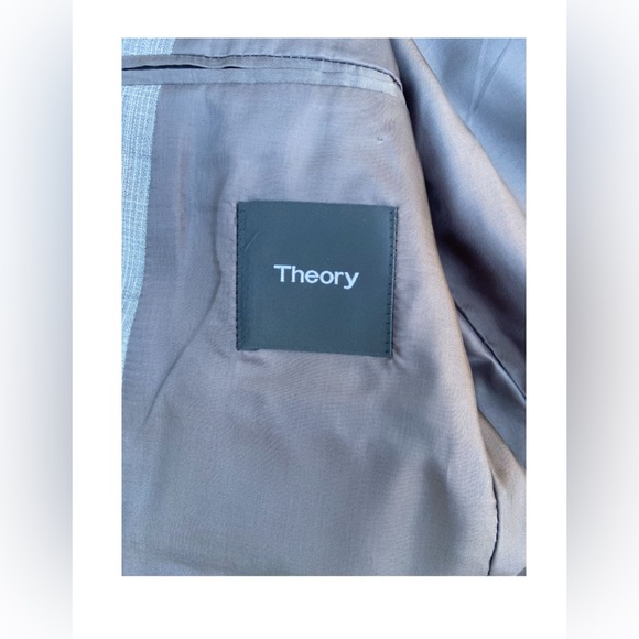 Theory Men’s Gray Plaid 2 piece Suit & Pants - Picture 8 of 12